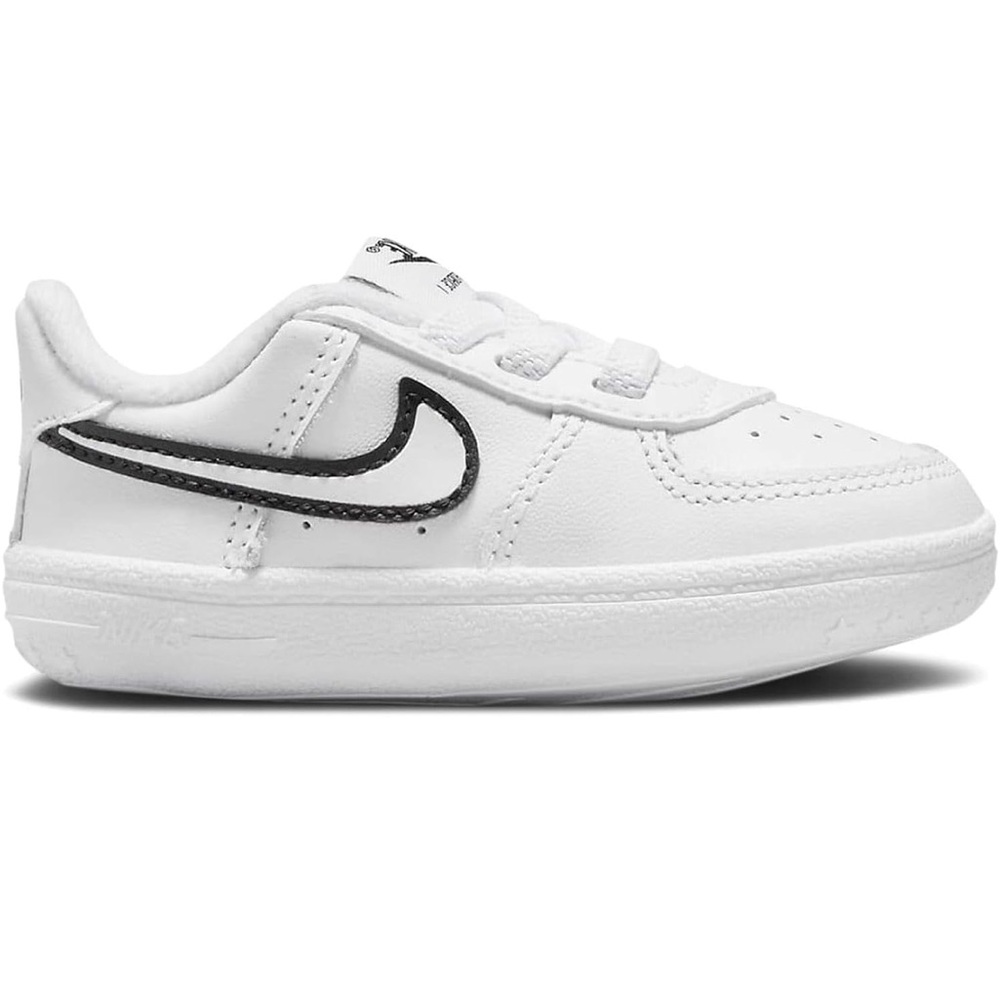 Nike Air Force 1 White Crib Bootie Soft Sole Shoes Infant Baby Size 4C